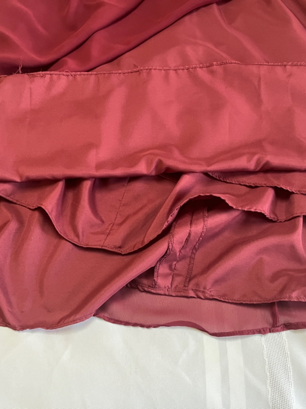 CHRISTINA WU CELEBRATIONS 22838 NWT Size 4 CHIFFON/LACE MAHOGANY - Picture 11 of 16